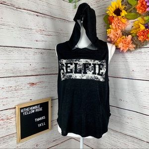 FLASHMOB SLEEVELESS SELFIE HOODIE